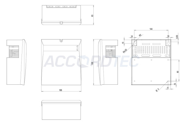 ББП-60 исп. 1 Блок бесперебойного питания ACCORDTEC, 12 В, 6 A